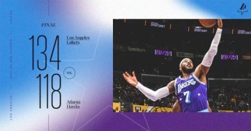 狗子28官网-37次助攻射落老鹰 角色球员齐爆发助湖人延续连胜